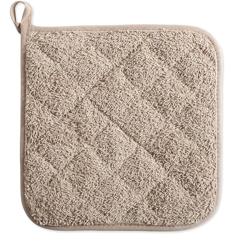 Heat Resistant Towel Pot Holders Cotton Potholder Pot Holder Pads Baking pot For Cooking And Baking Item Kitchen Accessories: B Light coffee