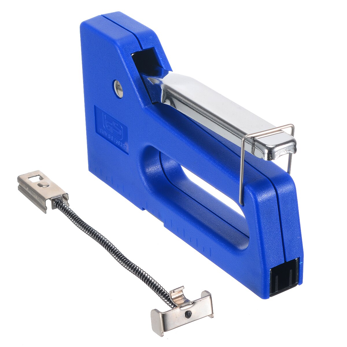 Mini grapadora de grapas de mano, herramienta de encuadernación, Extractor de clavos, para escuela y oficina, 100 piezas, 6mm