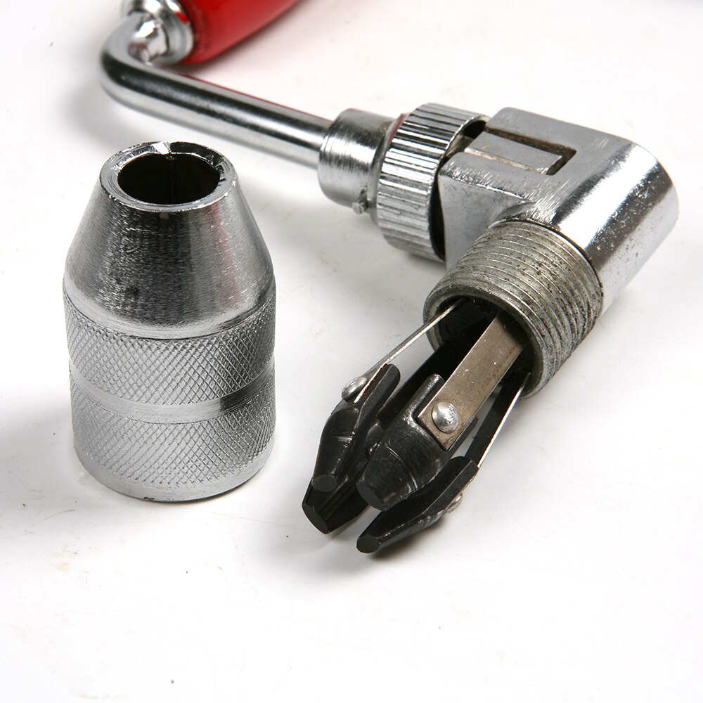 1PC Woodworking Brace Jaw Chuck Hand Boring Drilling With Twist Drill Bit DIY Wood Drill Bit Hole Cutter Cone Power Tools