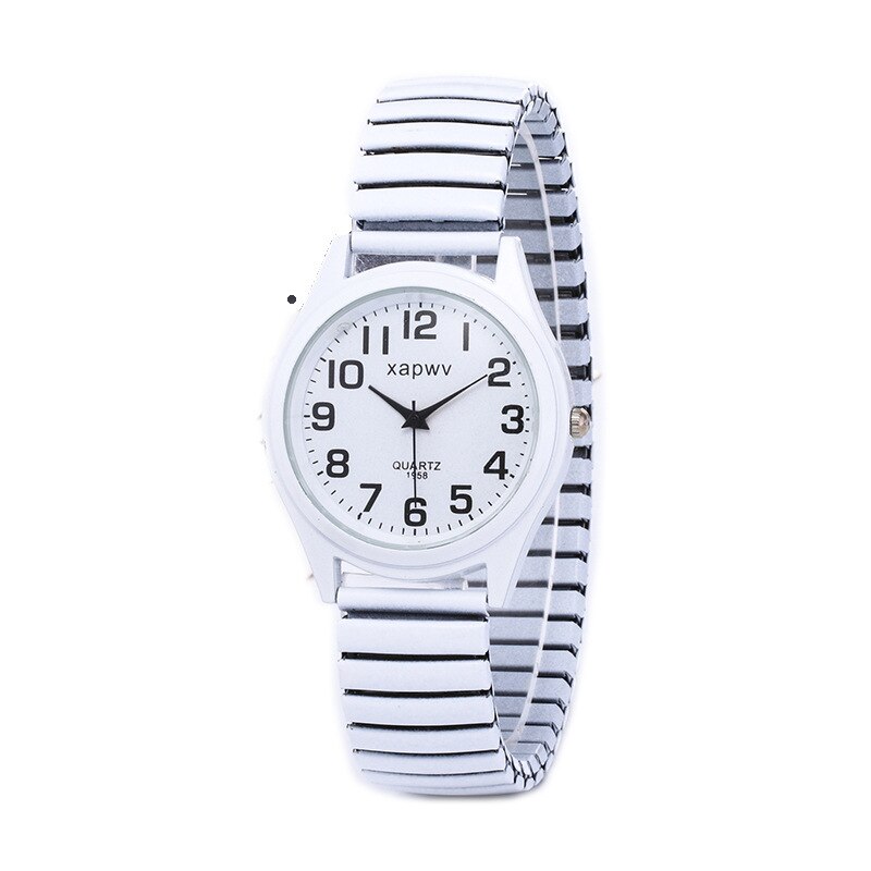 Eenvoudige Mannen Vrouwen Horloges Paar Flexibele Stretch Band Quartz Horloges Mode Man En Dames Dress Klok Horloges C109