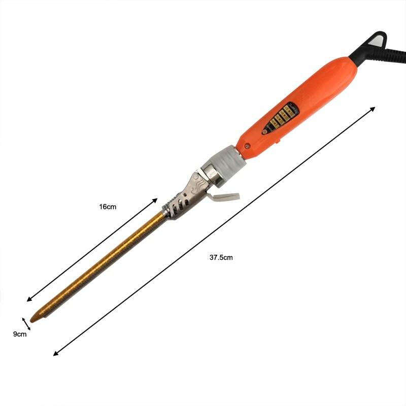 Professionelle 9mm tiefe ganze locken lockenwickler kräuseln welle maschinenschraube trommel von lockenwickler lockenstab