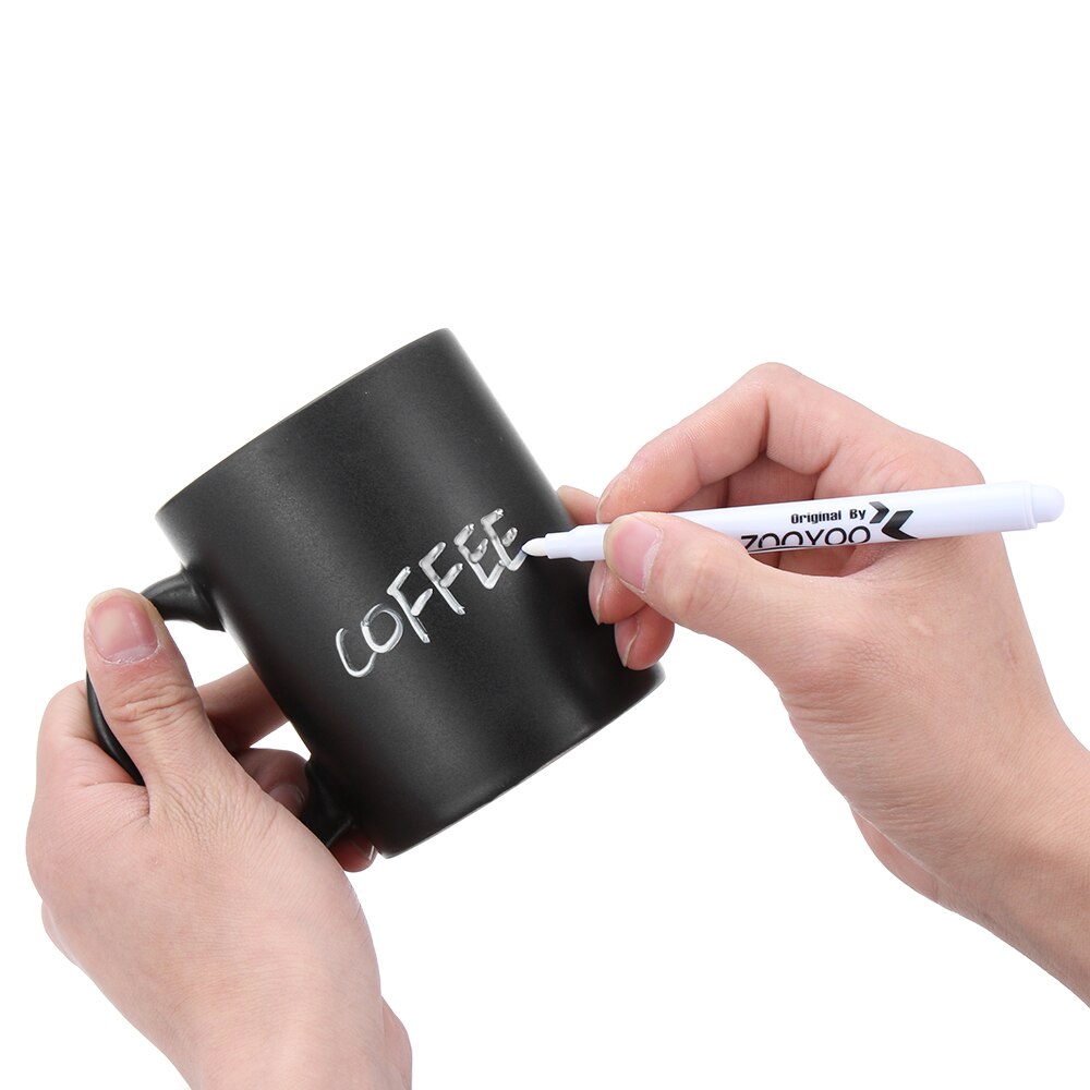 1PC White Liquid Chalk Metal Plastics Marker Pen Chalkboard Blackboard Drawing Writing Pen Office School Supplies