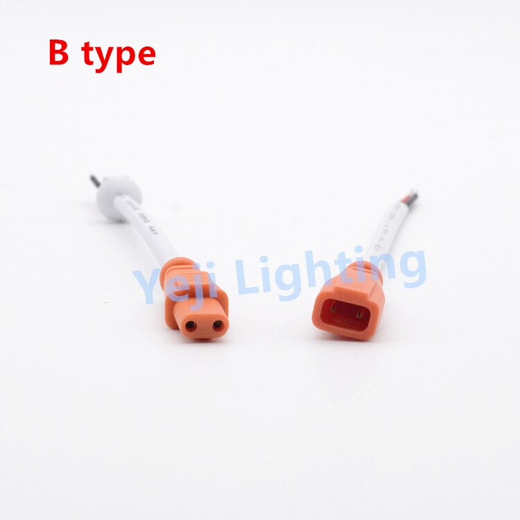 DC docking male and female cable Self-locking LED light 2*0.3mm DC connector plug wire 2 core power cord Lighting Accessories