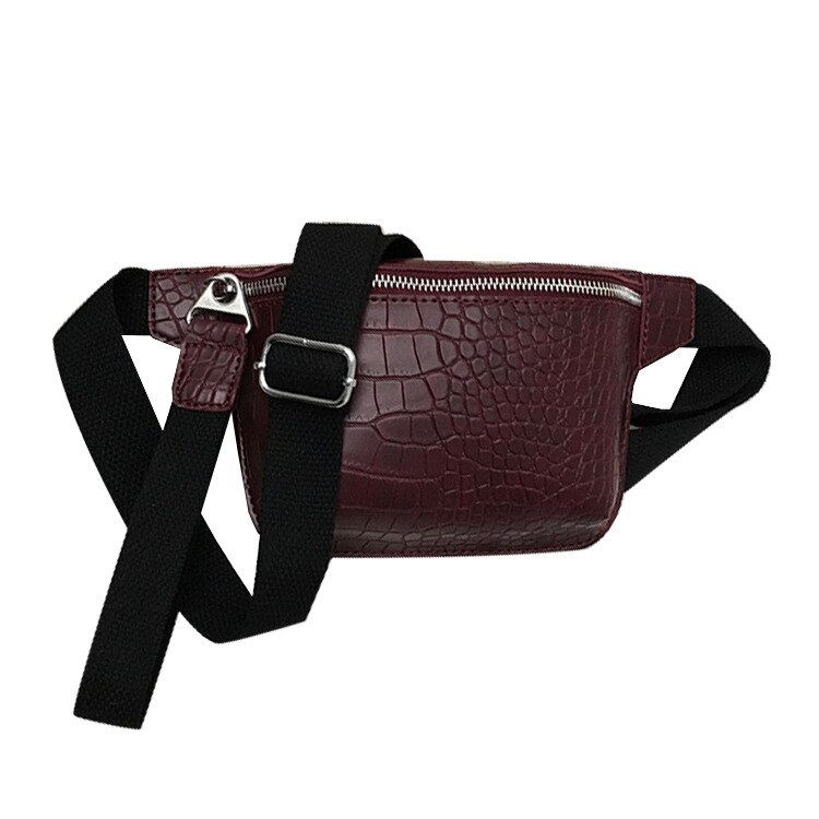 Lässige bauchtaschen für damen, gürteltaschen aus alligatorleder, handytaschen, brusttaschen, umhängetaschen für damen: Burgund