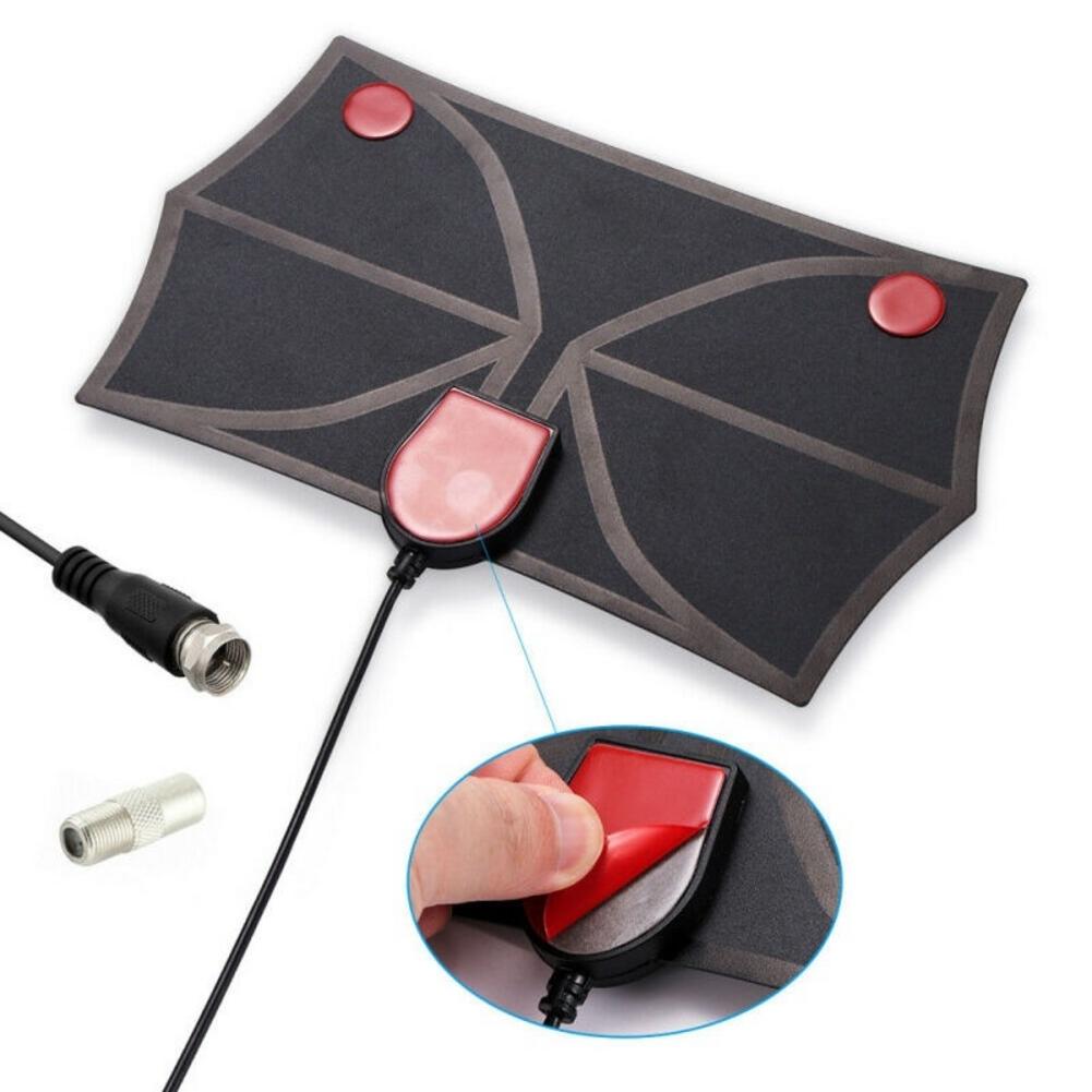 4k 20db high gain hd tv dtv boks digital tv antenne eu plug 540 miles booster aktiv innendørs antenne hd flat 1080p hdtv