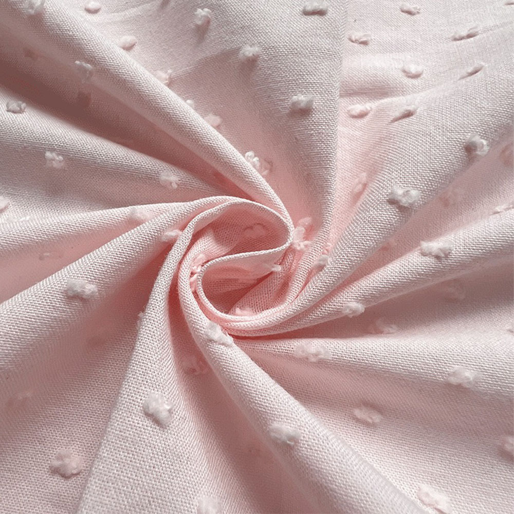 Zomer Dunne Jacquard Gestippeld 100% Katoen Effen Kleur Stoffen Voor Naaien Vrouw Shirt Jurken Laken Kussen Baby Nachtkleding Hoed