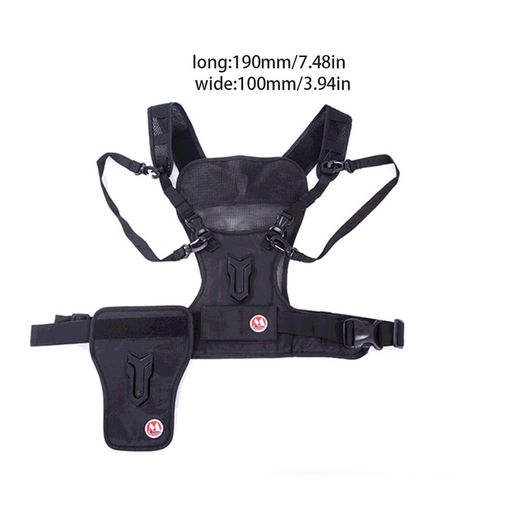 SLR Camera Vest Chest Harness System Double Straps Outdoor Photography Vest Shoulder Straps Fast Camera Straps