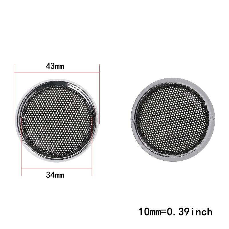 2 STUKS Speaker Cover Tweeter Grill Mesh Mesh Bescherming Grids Luidsprekers Luidspreker Mini 1 Inch DIY Accessoires