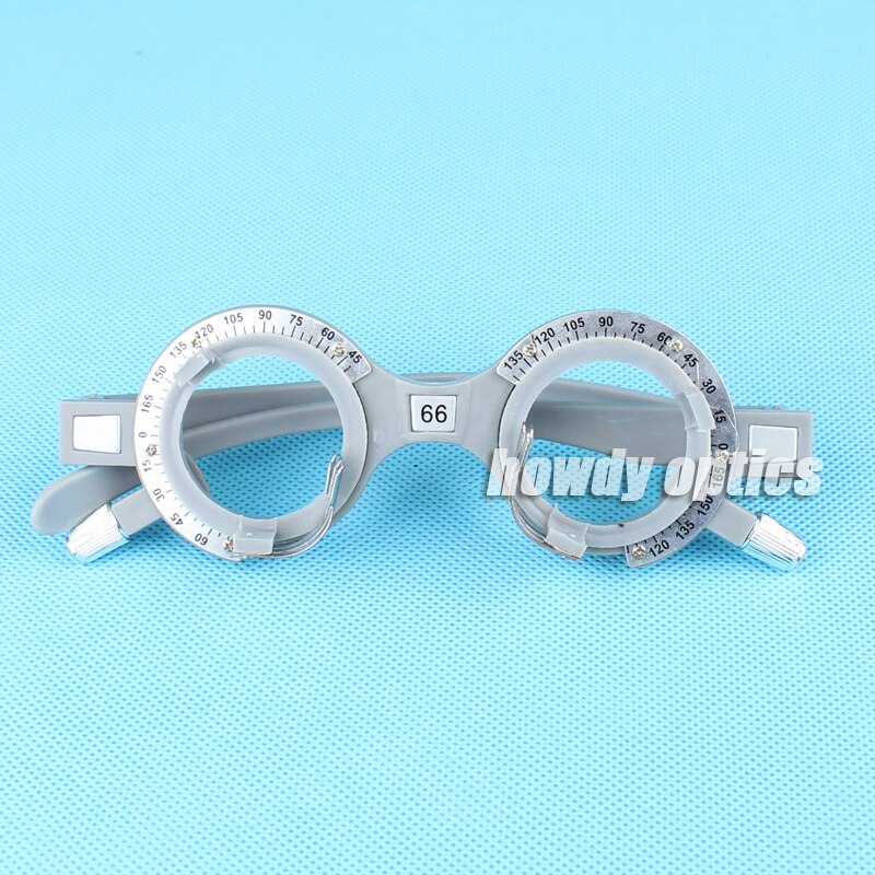 Economic trial frame Optical trial lens frame Grey color 62-68 PD available