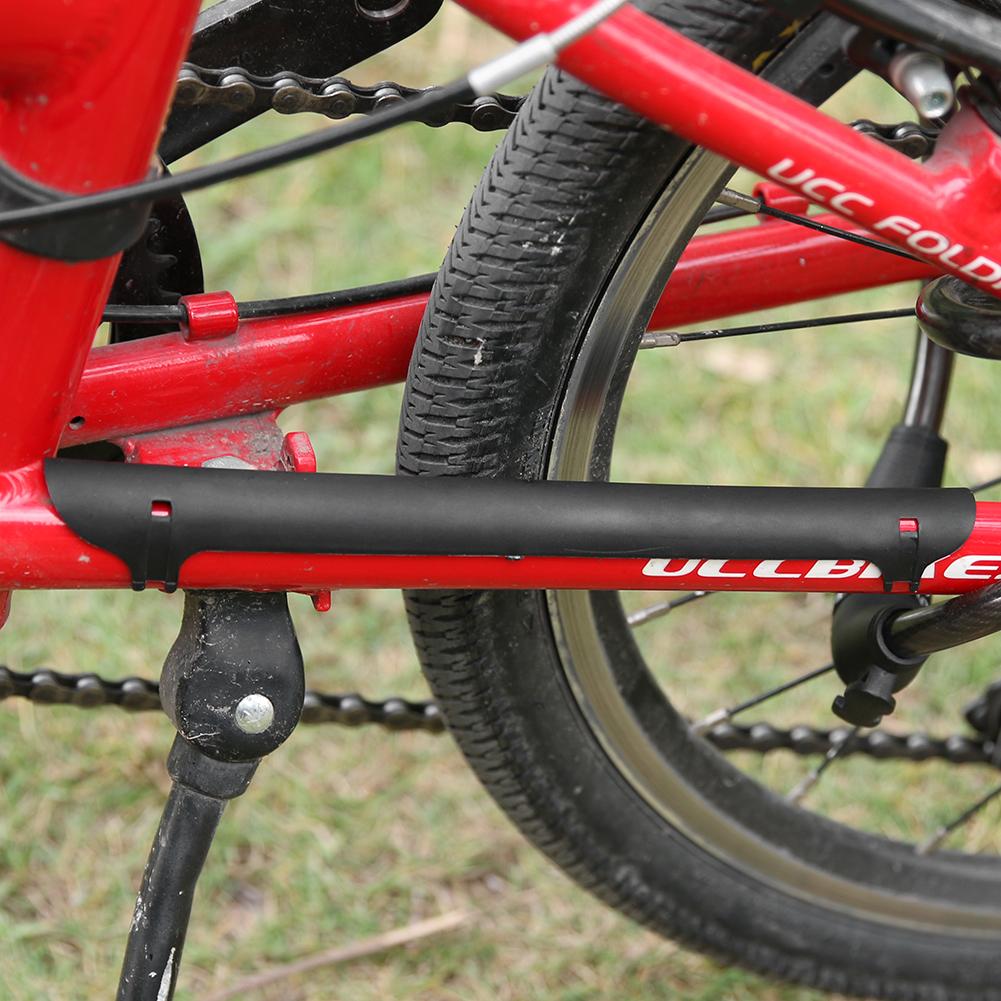 Protector de cadena para bicicleta de montaña, accesorios de protección de marco de ciclismo, color negro, 1 pieza