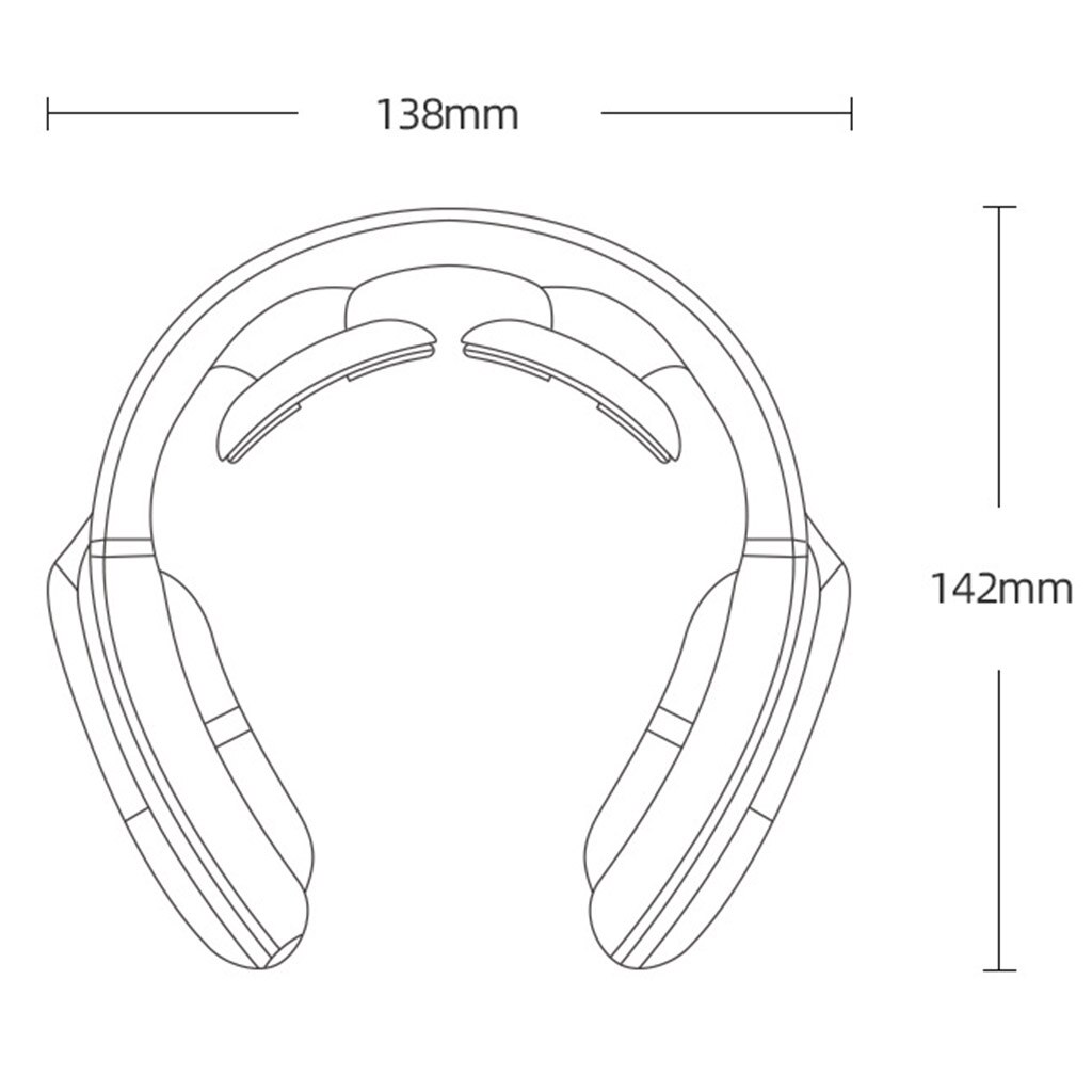 Elettrico portatile di Impulso massaggiatore del Collo di Terapia A Raggi Infrarossi 15 Velocità Della Macchina Senza Fili 3D Da Viaggio di Massaggio del Collo Ufficio Casa di sport