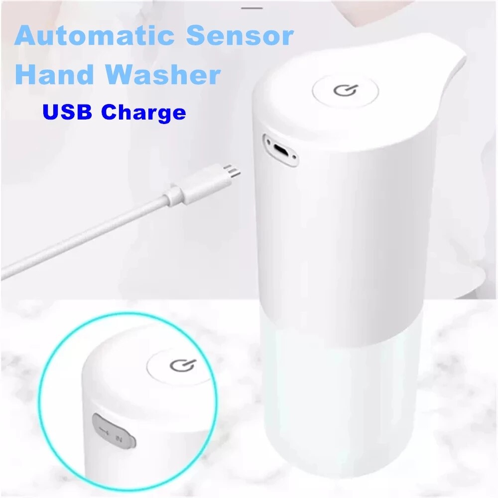 USB Charging Automatic Soap Dispenser Smart Sensor Liquid Soap Dispensers Auto Foam Dispenser Hand Sanitizer Dispenser Touchless