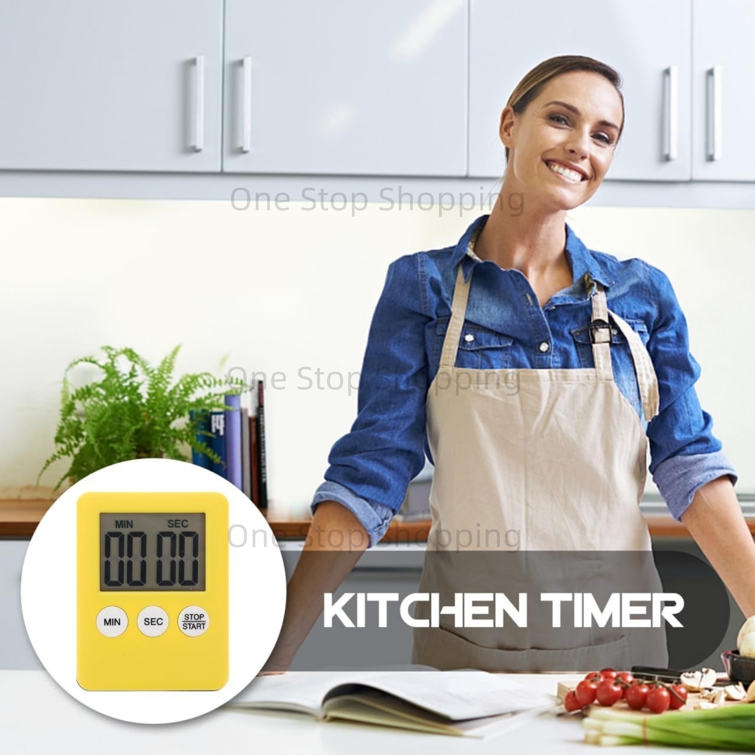 Mini Digital Kitchen Timer Small Kitchen Timer Large LCD Digital Display Multifunctional for Cooking Baking Sports Nap Office