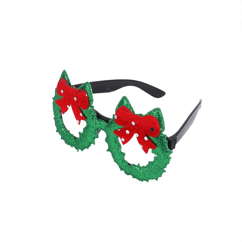 nouvel an réveillon bonne année cabine Photo noël accessoires de Photo noël bandeau Photobooth enfants adultes Navidad décor: 1pcs glasses g