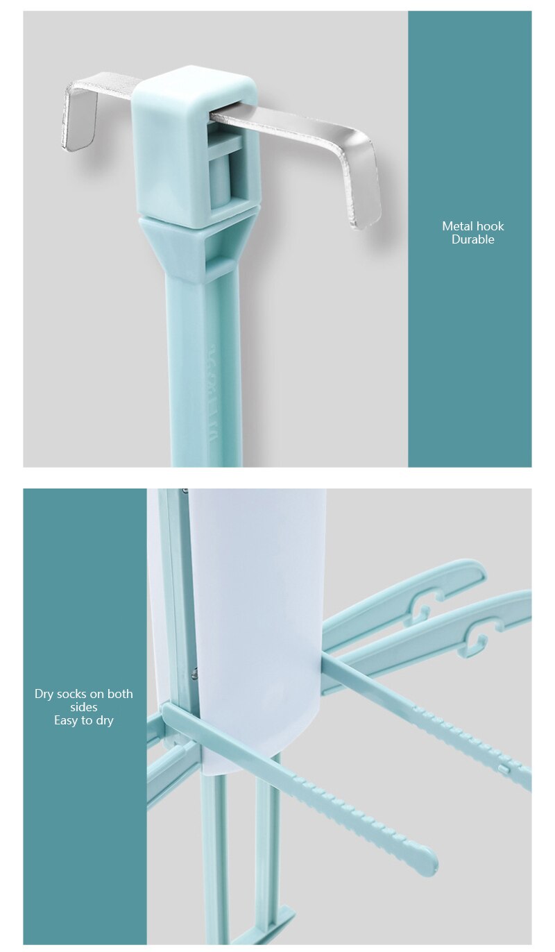 Multifunctional Air-conditioning Drying Rack Foldable Drying Rack Portable Dormitory Socks Underwear Drying Rack