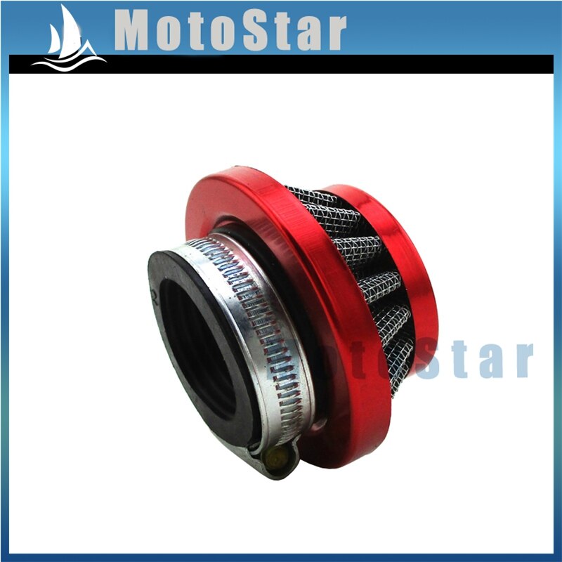35mm luftfilter til yamaha  dt80 rd80 rd125 rd200 aerox breeze bws: Rød 1pc
