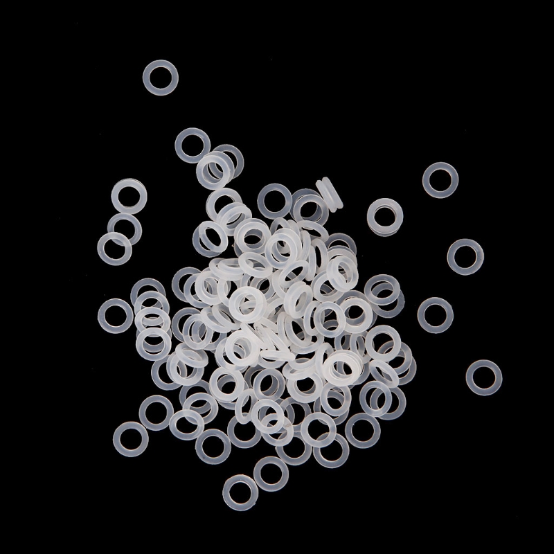 120 Stück weiße Tasten kappen Gummi-O-Ring-Schalter Schall dämpfer für Kirsche MX-Tastatur dämpfer für Schlüssel kappe O-Ring Ersatzteil