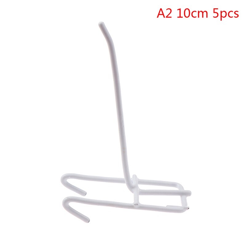 5Pcs Workshop Haak Arm Muur Mesh Display Haken Magazijnstellingen Retail Winkel Peg Goederen Plank Metalen Paneel Hang Past geperforeerde: A2