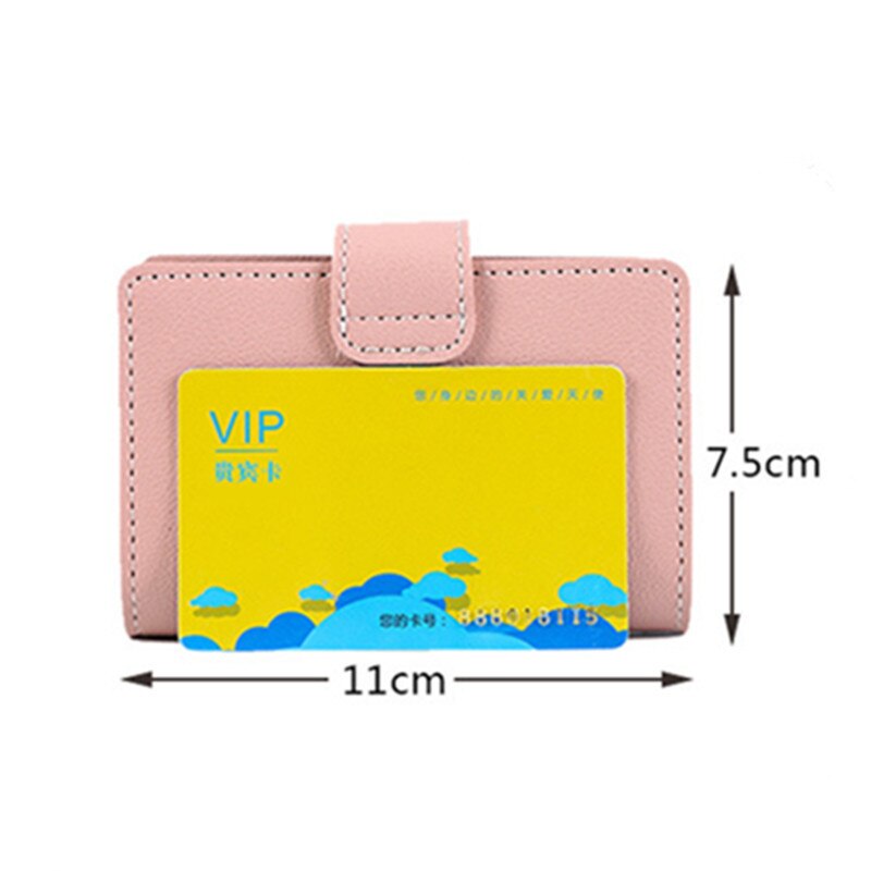 Vrouwen 26 Kaarten Slanke Pu Lederen Id Credit Card Functie 26 Kaart Kaarthouder Credit Kaarthouder Pasjeshouder Porte carte
