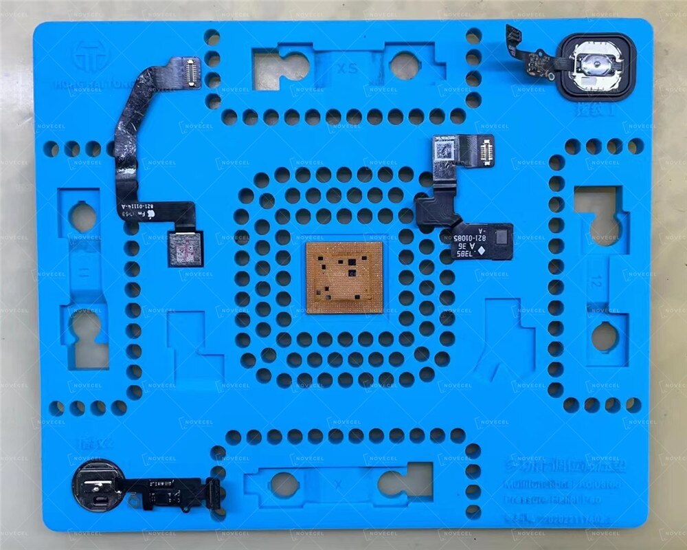 Multifunktionale Magie matt für CPU Pflanzen Zinn Punkt Matrix Projektor Gesicht Ich würde Fingerabdruck Vorne Kamera Reparatur Silikon Pad