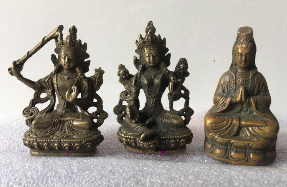 7cm White Tara Vajrasatt Manjushri, Guanyin, Green Tara, Longevity Buddha bronze statue off 50%