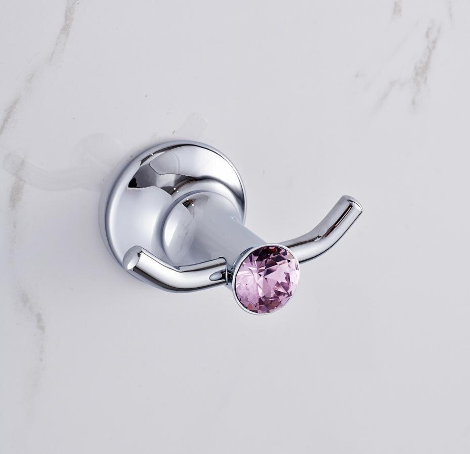 Europe Chrome Polished Bathroom Hardware Set Viole... – Grandado