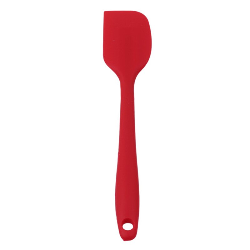 Keuken siliconen spatel boter boter cake spatel spatel bakmixer beslag spatel boter roerspatel: Rood