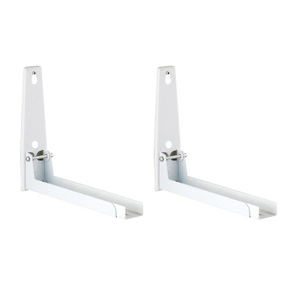 Soporte de pared para horno microondas, estante de almacenamiento telescópico multifuncional, de acero inoxidable, para Cocina: Default Title