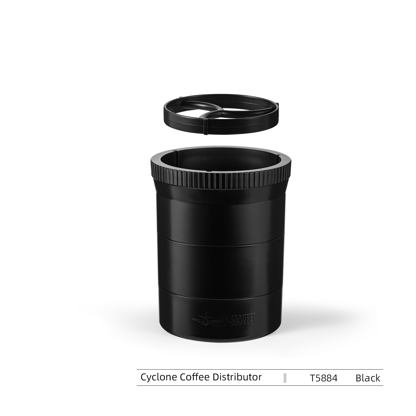 MHW-3BOMBER Cycloon Koffie Distributeur voor Moka Pot Breed aanpasbare Mokka Pot Distributeur Professionele Gereedschappen voor Thuis Barista's: Default Title