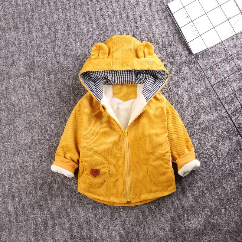 Winter Lente Baby Meisjes Jas Kinderen Jongens Jas Warm Kinderen Warm Katoenen Bovenkleding Pasgeboren Jas Voor Baby Kleding