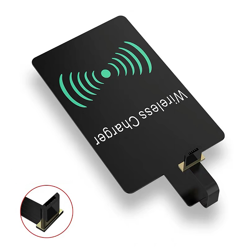 Support Qi Wireless Charger Receiver Adapter for iPhone Samsung Galaxy xiaomi redmi Receiver Coil Micro USB Type-C Phone Charger: for Micro USB B