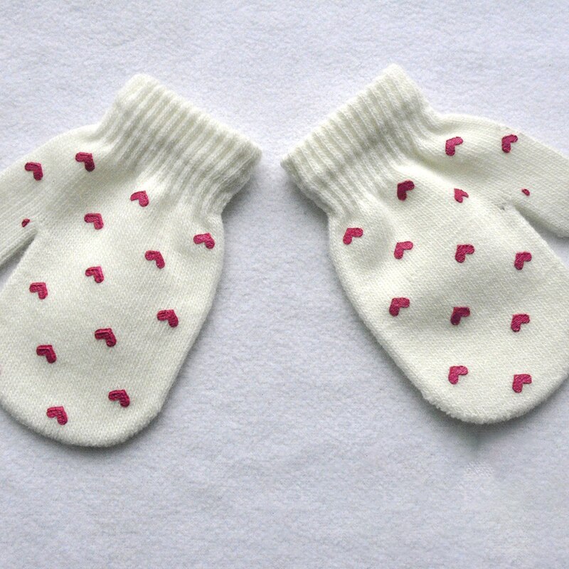 Cartoon Kids Mittens Winter Warm Zachte Kids Baby Meisjes Jongens Handschoenen Gebreide Kinderen Peuter Mitten Kerst Meisje Accesoires: 2