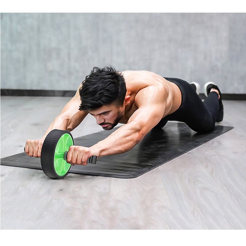 Ab Roller Wheel Abdominal Fitness Power Wheels Machine Men Women Workout Exercise Equipment for Home Gym Core Strengthening