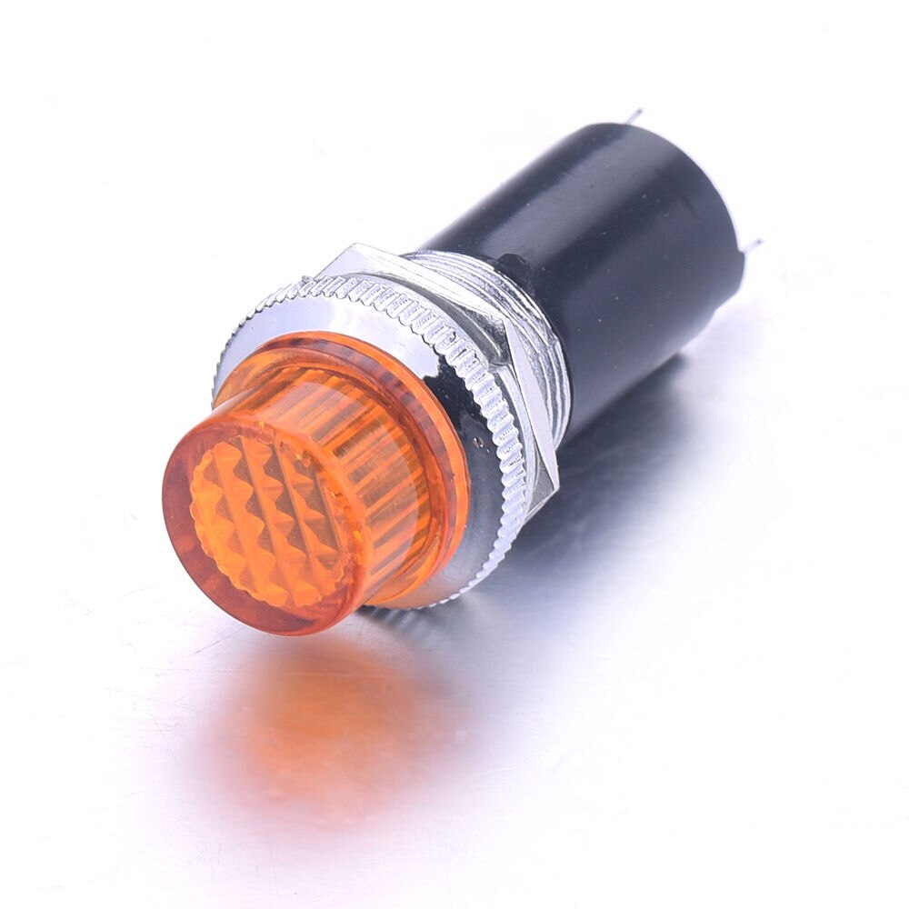 6Pcs Ac 220V Panel Mount Signaal Power Led Indicator Licht 10W IP67 DH16-HS Blauw Geel Groen Wit pilot Lamp