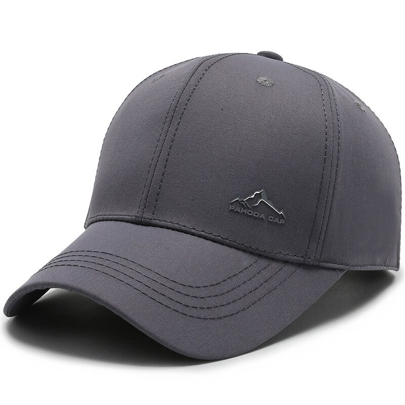 Lente Mannen Snapback Hoed Caps Baseball Cap Mannen Caps Retro Papa Oom Baseball Cap Hoeden Voor mannen Toevallige Hoed: Dark Gray 2