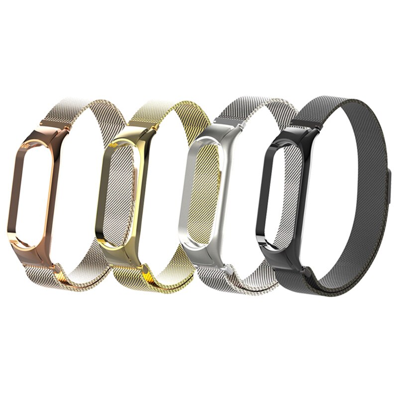 Voor Xiaomi Mi Band 5 Metalen Band Schroefloze Rvs Voor Xiaomi Mi Band 5 Nfc Armband Metalen Vervanging Band voor Mi 5