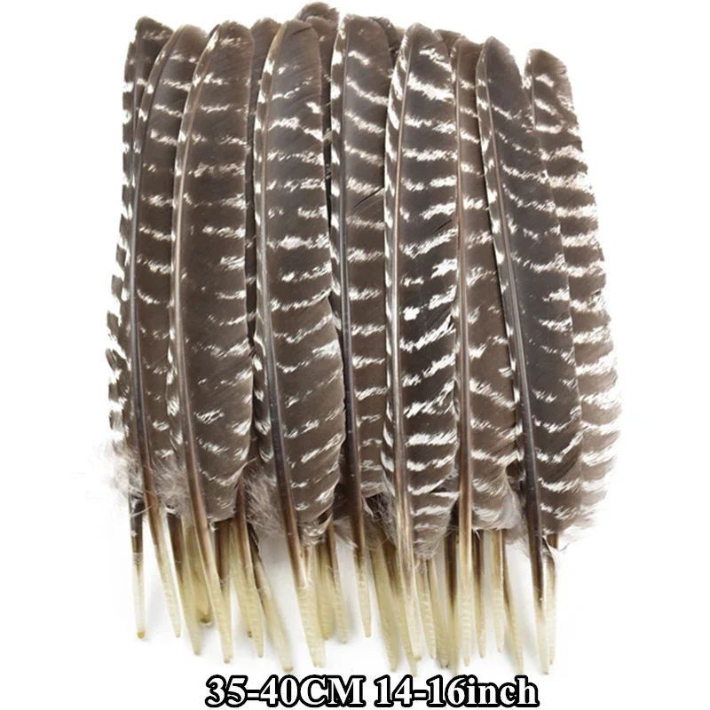 10 Stück echte natürliche Türkei Feder Adler Vogel Federn für Handwerk Dekor Karneval Federn Hochzeit Handwerk Zubehör Dekoration: Blau