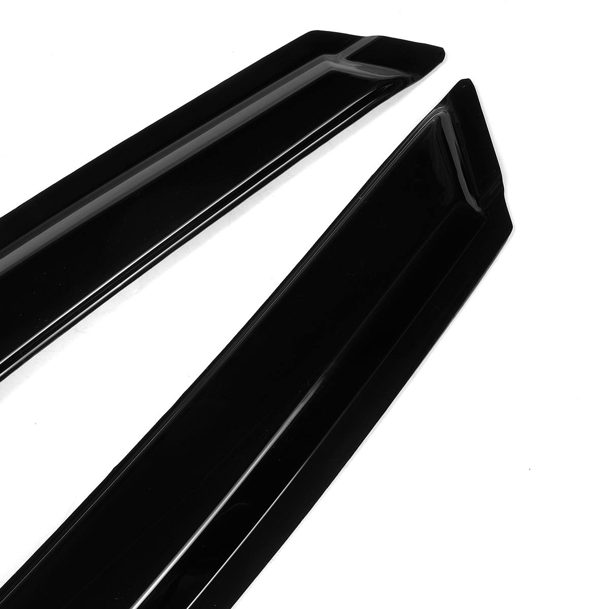 Black 4x Tinted Car Window Visor Guard Vent Awnings Shelters Cover Shell Rain Guard Door Visor For Honda For Civic 2001