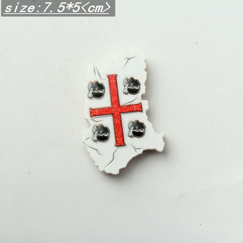 3D Fridge Magnets for ITALY AND BARCELONA AND MALAGA AND ALGER Travel Souvenir Refrigerator Magnetic Sticker Craft Home Decor: 5