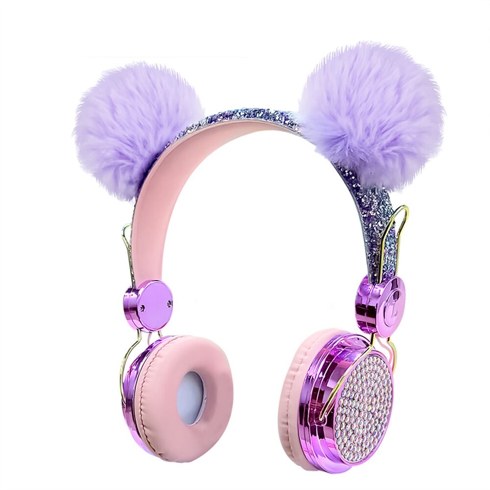 Einhorn Kinder Rosa Kopfhörer für Mädchen Kinder Teens Wired Headset w/Microphonefor Schule Geburtstag Weihnachten Einhorn: Roll