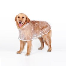 1pc Waterproof Dog Raincoat with Hood Transparent Pet Dog Puppy Rain Coat Cloak Costumes Clothes for Dogs Pet Supplies