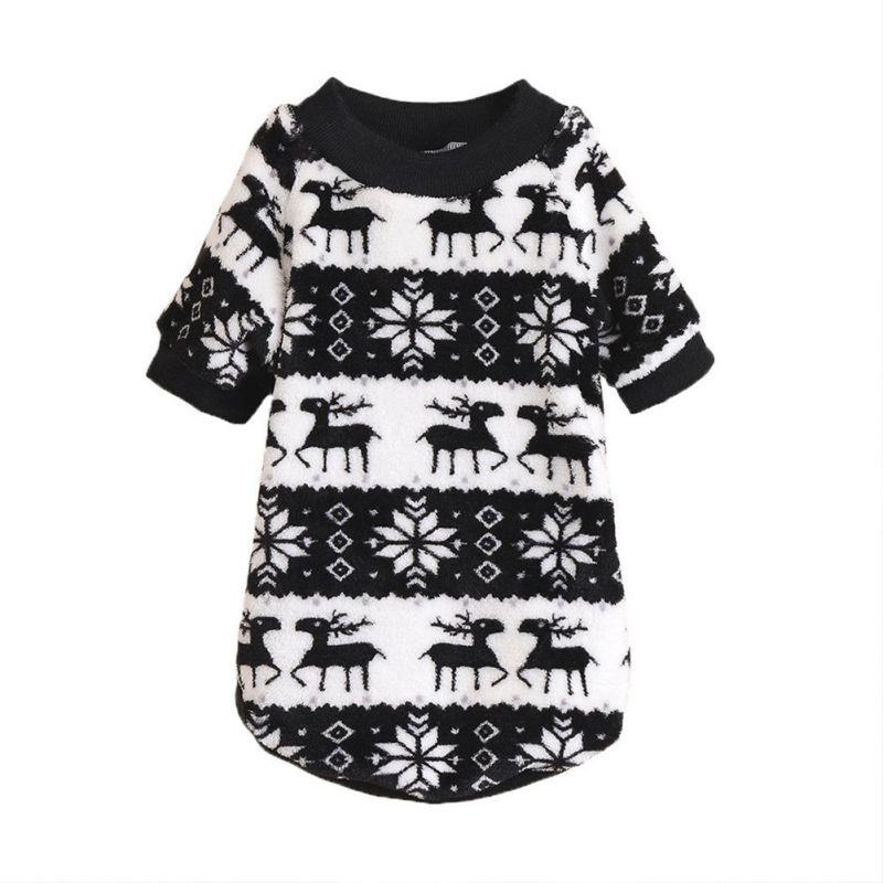 Pull de noël pour animaux de compagnie, vêtements d&#39;hiver chauds pour petits et moyens chiens, Chihuahua yorkshire, tricot au Crochet: A / S