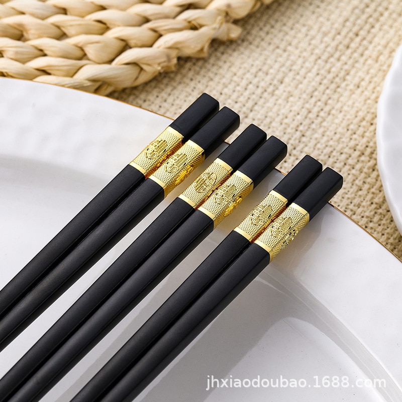 10 pièces chinois Sushi baguettes Palillos Chinos Baguette Chinoise Comida Japonesa coréen Sushi bâtons ensemble famille vaisselle