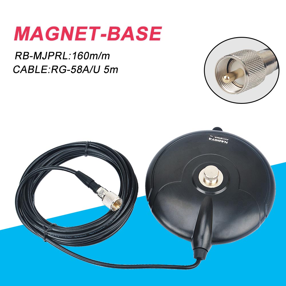 Original NAGOYA Antenna Magnetic mount STRONG MAGNET BASE for mobile radio