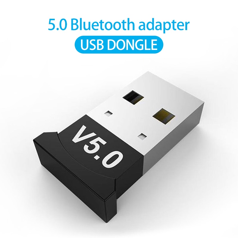 V5.0 Draadloze Usb Bluetooth 5.0 Adapter Bluetooth Dongle Music Receiver Adapter Bluetooth Zender Voor Pc Tv Auto