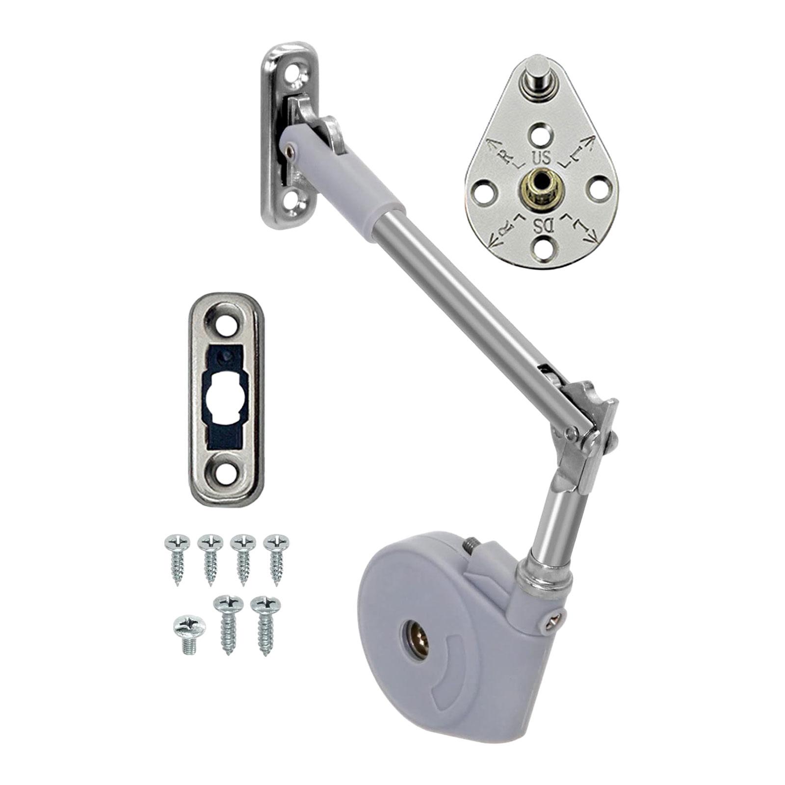 Bisagra de soporte de tapa, cierre lento, fácil de instalar, duradera, reemplaza la tapa, permanecer para puertas con solapa de apertura superior hacia arriba, caja de juguetes de madera