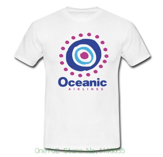 Oceanic Airlines Tee Flight 815 Lost Dharma Initiative S M L Xl 2xl 3xl T-shirt Casual Printing Tee