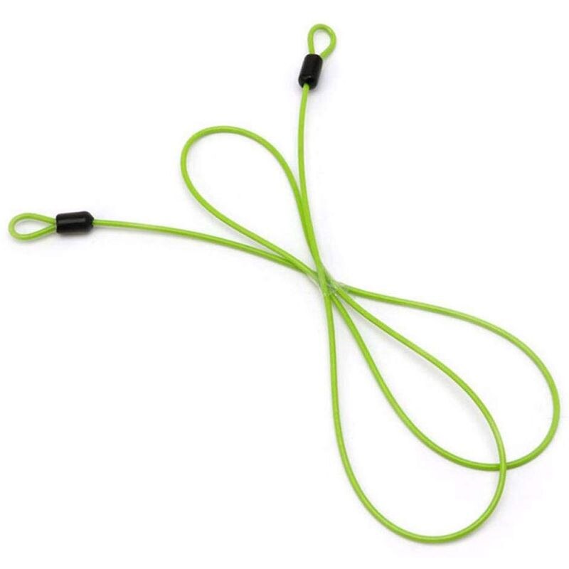 100cm x 2mm Cycling Sport Security Loop Cable Lock Bicycle Bikes Scooter U-Lock (Green)