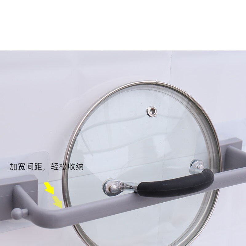 Paste-free perforated Towel Bar Plastic Bathroom Storage single bar towel rack towel rack kitchen Storage Hook self-adhesive