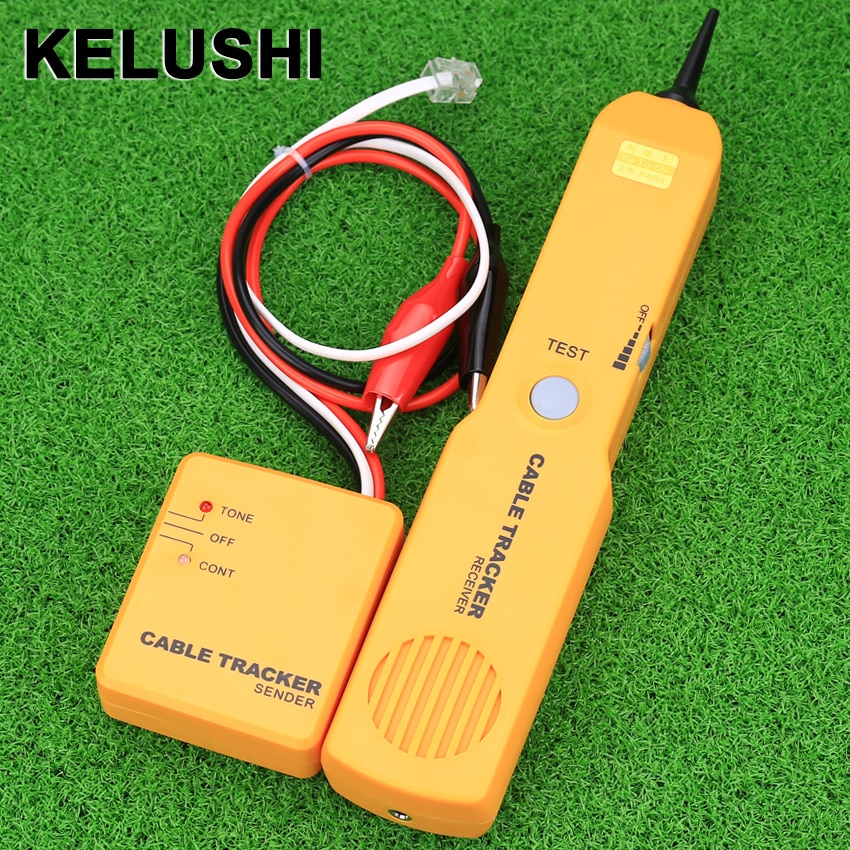 KELUSHI Tragbare RJ11 Netzwerk Telefon Telefon Kabel Tester Toner Draht Tracker Tracer diagnostizieren Finder Detektor Vernetzung-Werkzeug